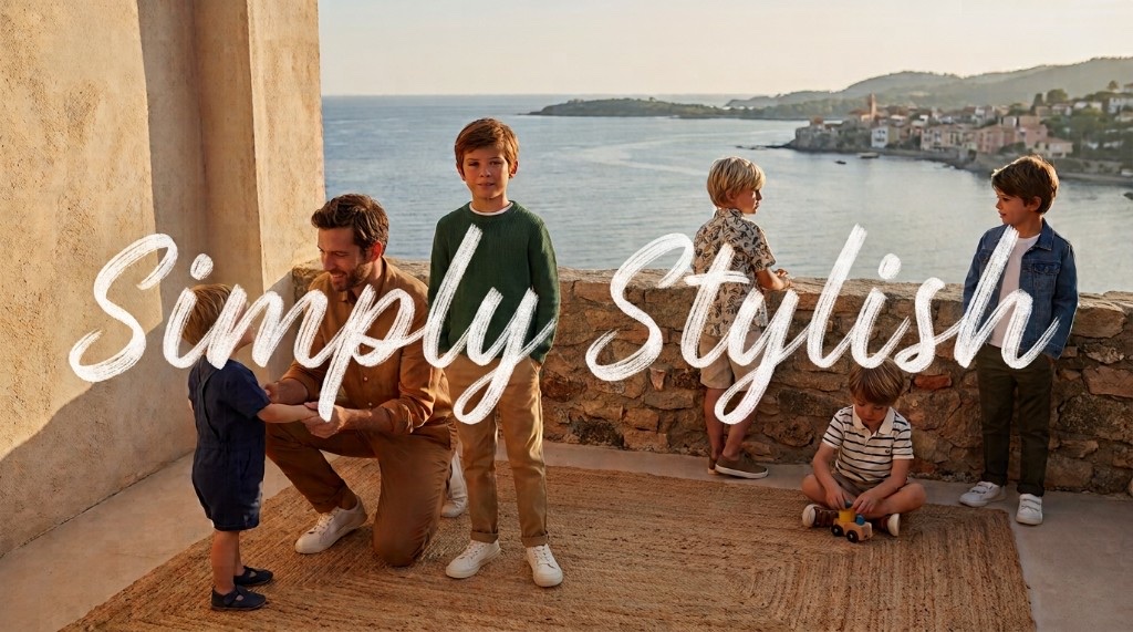 Boys wearing Clothes For H styles by the coast — Simply Stylish